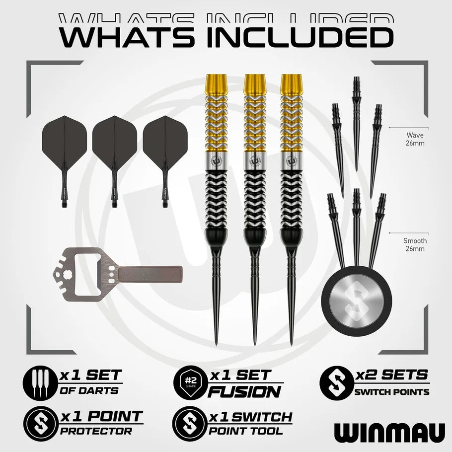 Winmau Exion Parallel Darts Set