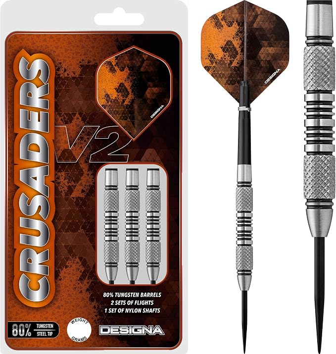 Designa Crusaders V2 M3 Darts Set