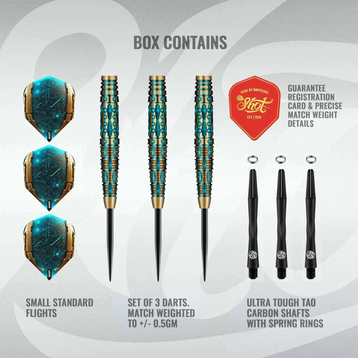 Shot AI Replicant Steel Tip Dart Set