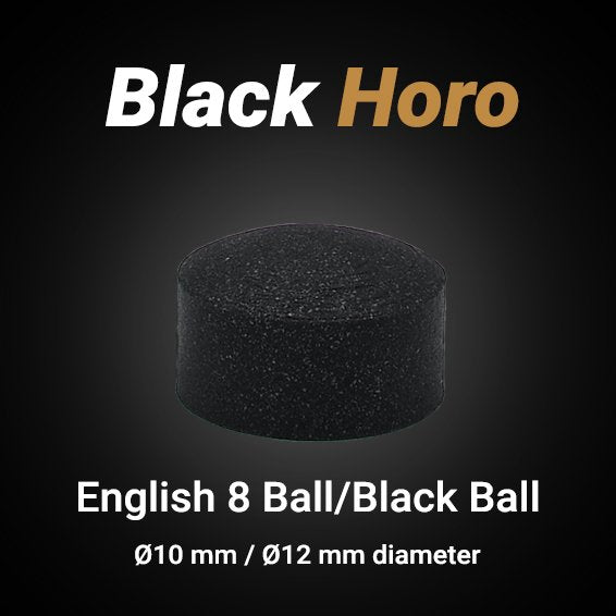 Black HORO English 8 Ball Break Tip