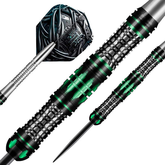 Shot AI Cyberpunk Steel Tip Dart Set