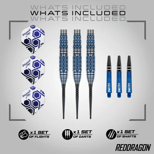 Red Dragon Luke Humphries TX5 Darts Set