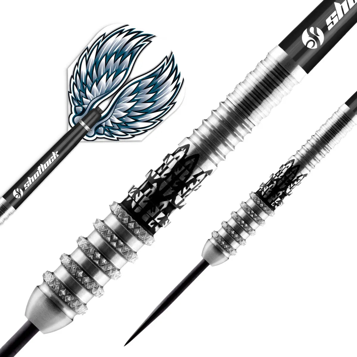 Shot Birds of Prey Kite Steel Tip Darts Set