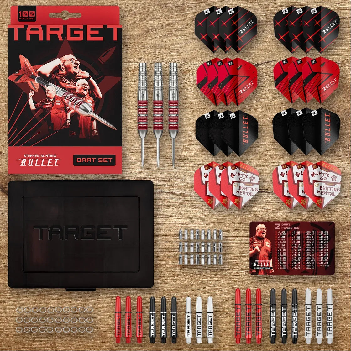 Stephen Bunting 100 Piece Brass Darts Set
