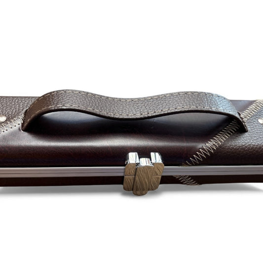 Pegasus Brown Aluminium (Halo Style) ¾ Cue Case