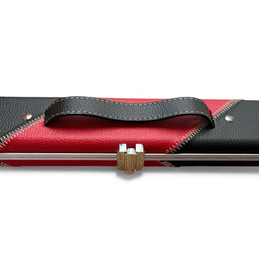Pegasus Red & Black Aluminium (Halo Style) ¾ Cue Case