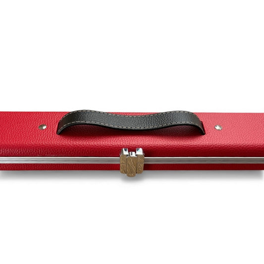Pegasus Black & Red Aluminium (Halo Style) ¾ Cue Case