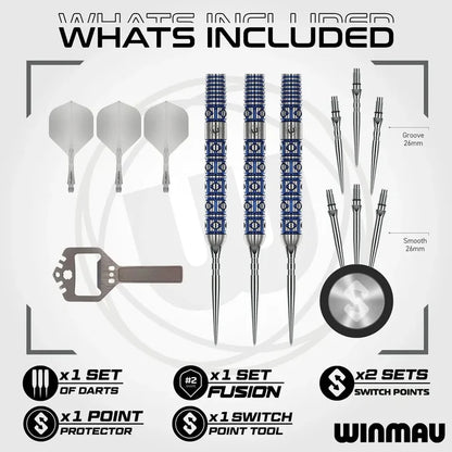 Winmau Lunaris Parallel Darts Set
