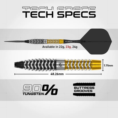 Winmau Exion 90% Switch Point Darts Torpedo