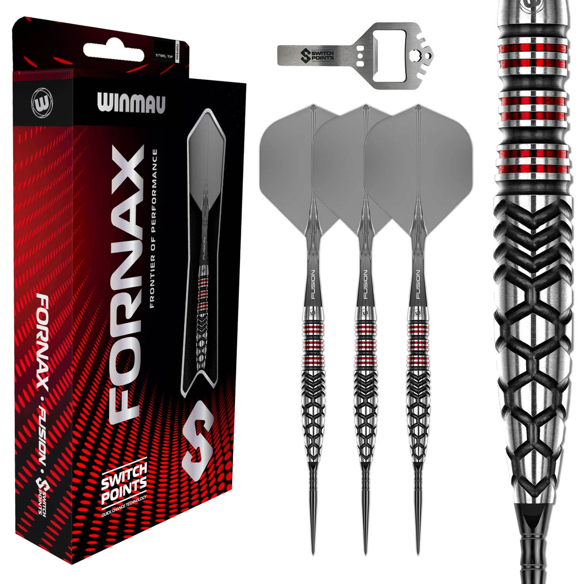 Winmau Fornax 90% Switch Point Darts Torpedo