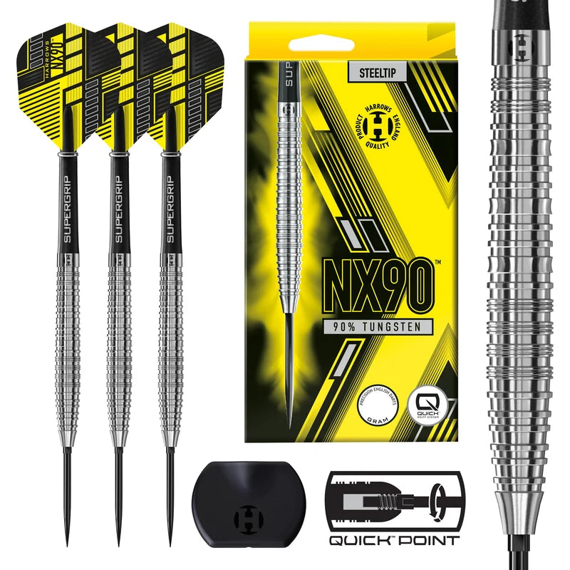 Harrows NX90 Steel Tip Darts Set