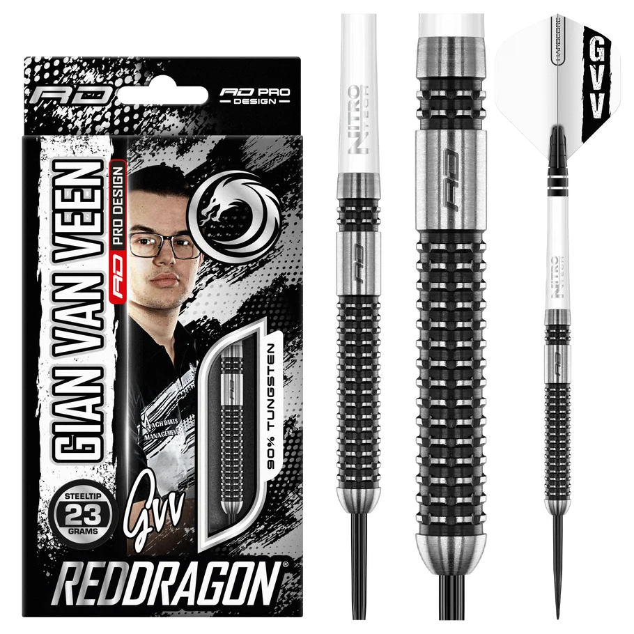 Red Dragon Gian van Veen Darts Set
