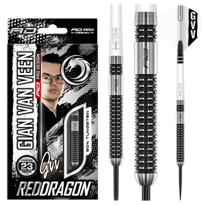 Red Dragon Gian van Veen Darts Set