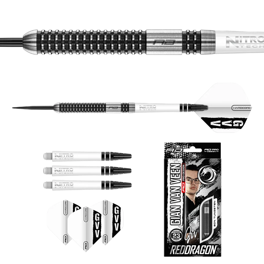 Red Dragon Gian van Veen Darts Set