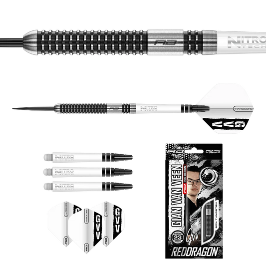 Red Dragon Gian van Veen Darts Set