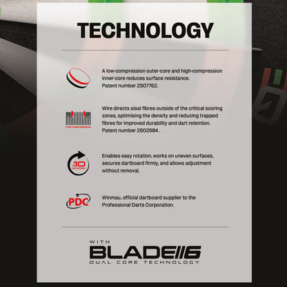 Equalizer Dartboard - Official PDC Training Dartboard