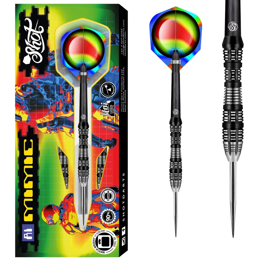 Shot AI Mimic Steel Tip Darts Set