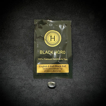Black HORO English 8 Ball Break Tip