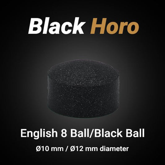 Black HORO English 8 Ball Break Tip