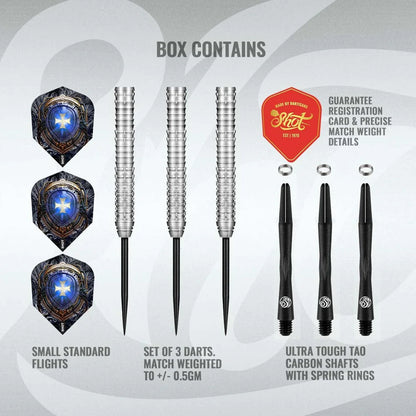 Shot Future Knights Ironsoul Steel Tip Darts Set