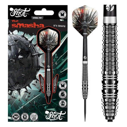 Shot AI Gnarly Smasha Steel Tip Darts Set