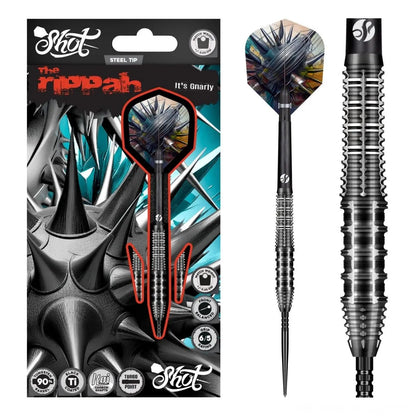 Shot AI Gnarly Rippah Steel Tip Darts Set