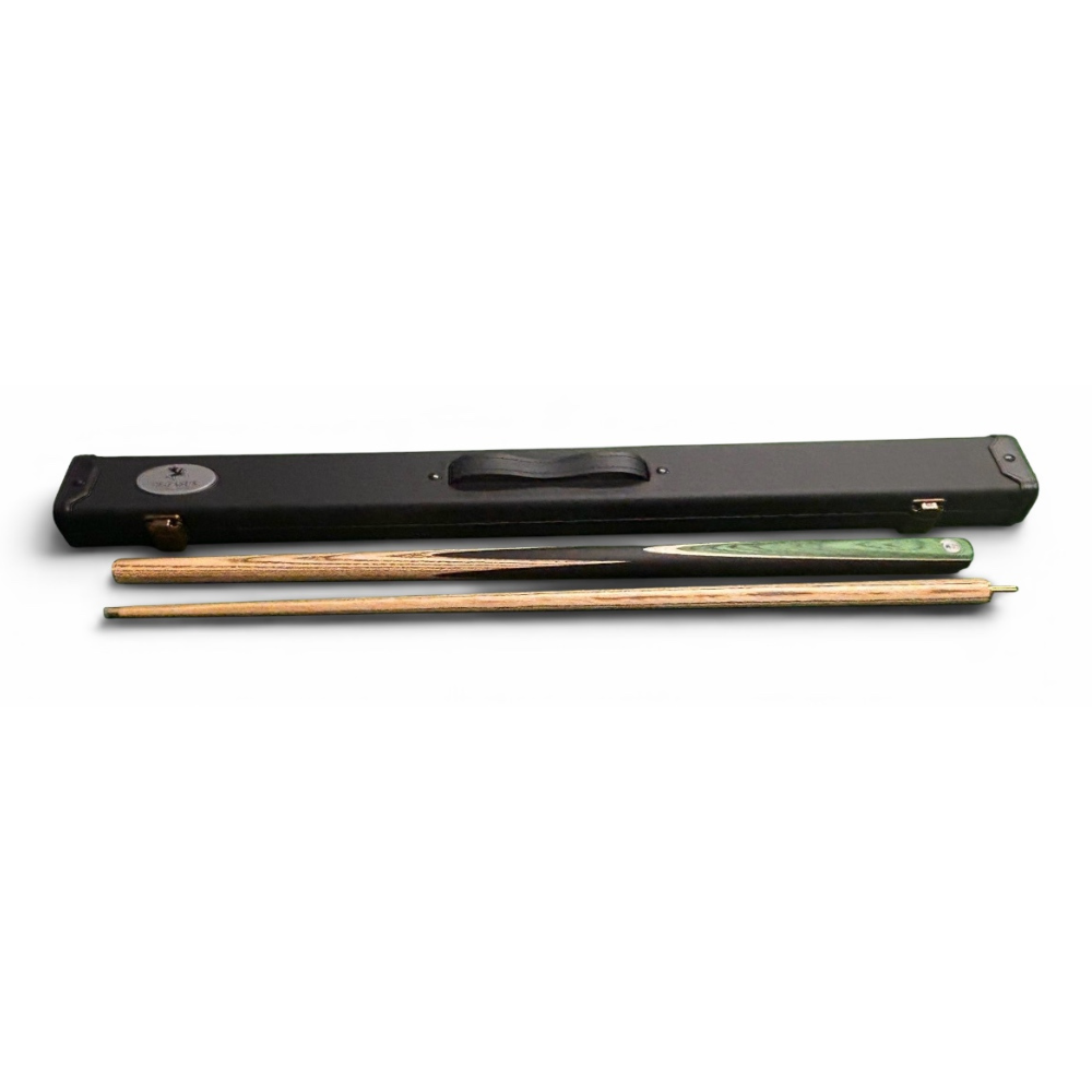 Pegasus Halo Green Centre Jointed Cue and Case Deal