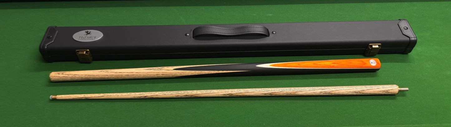 Pegasus Halo Orange Centre Jointed Cue and Case Deal
