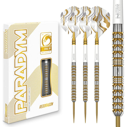 Red Dragon Paradym Gold Parallel Darts Set