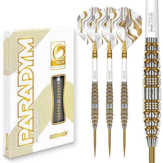 Red Dragon Paradym Gold Torpedo Darts Set