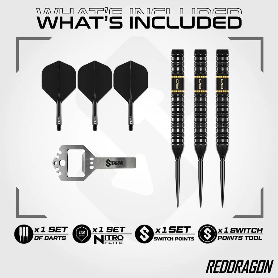Red Dragon Ascend Parallel Darts Set