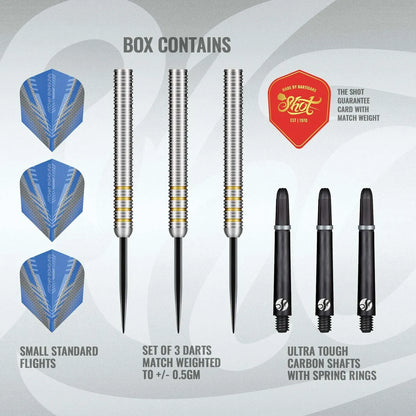 Shot Ritchie Edhouse Steel Tip Darts Set
