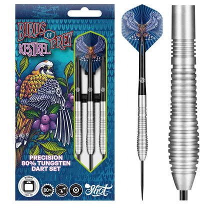 Shot Birds of Prey Kestrel Steel Tip Darts Set