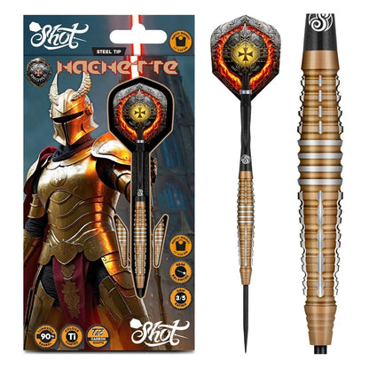 Shot Hachette Steel Tip Darts Set