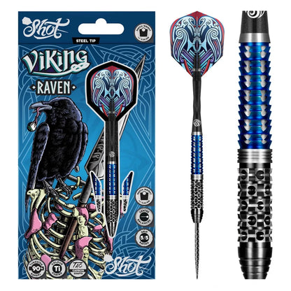 Shot Viking Raven Steel Tip Darts Set