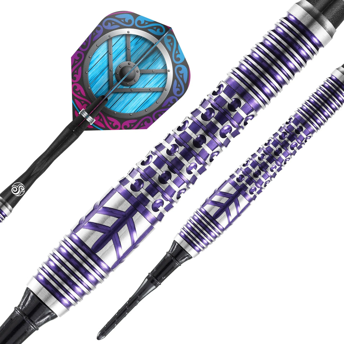 Shot Viking Shield Maiden Steel Tip Darts Set