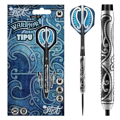 Shot Warrior Tipu Steel Tip Darts Set