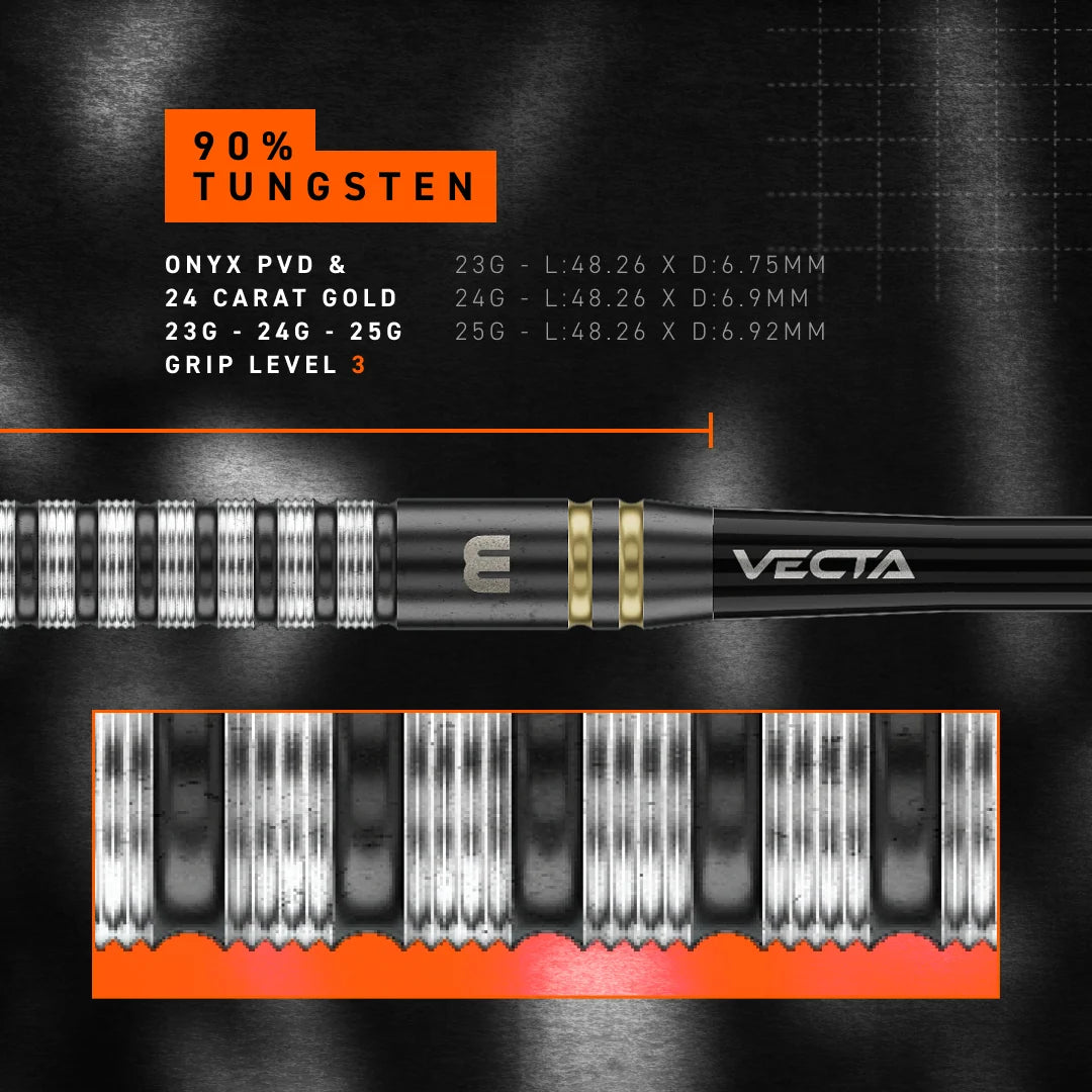 Winmau Gian van Veen TS 90% Switch Point Darts