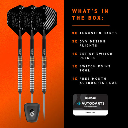 Winmau Gian van Veen TS 90% Switch Point Darts