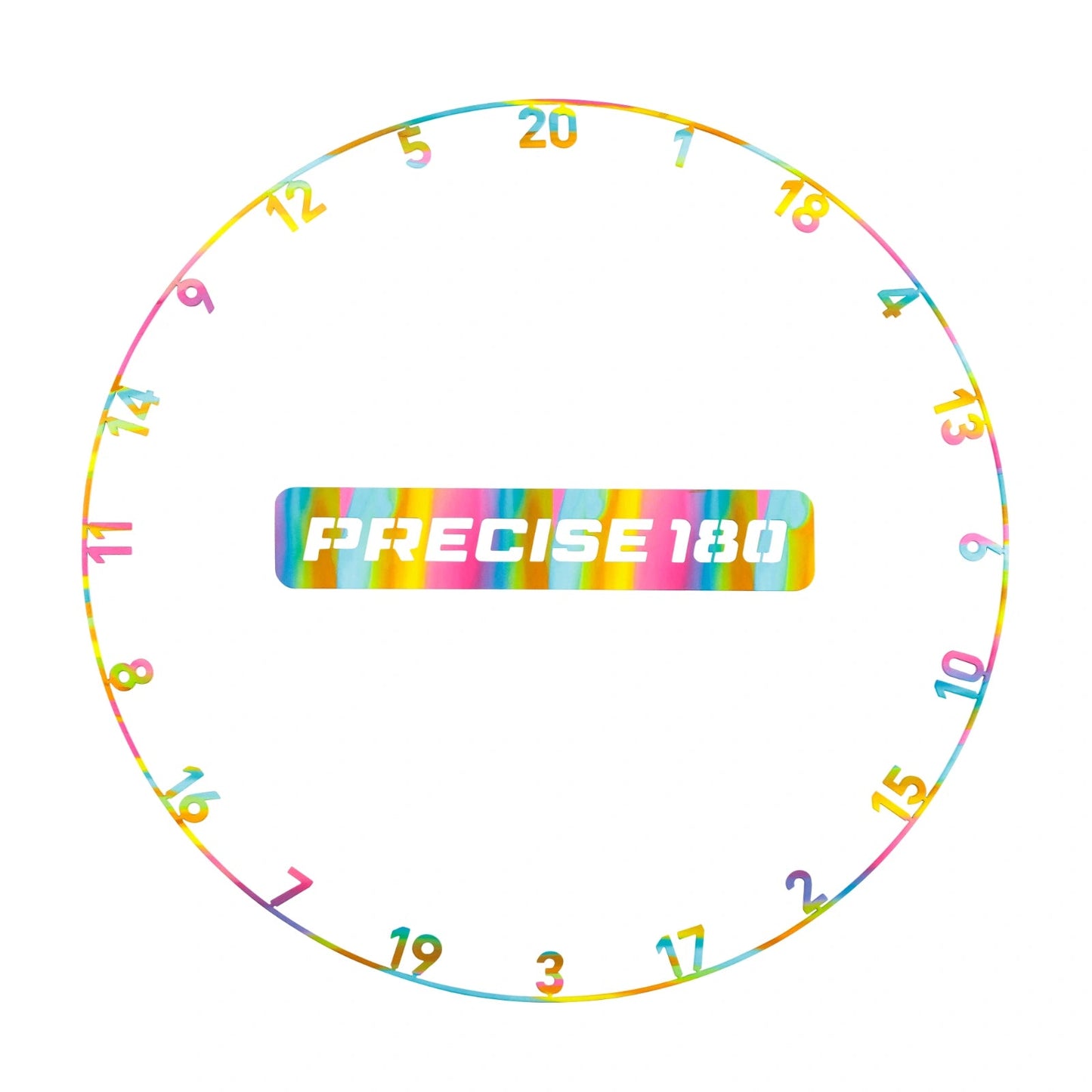Precise 180 Dartboard Number Ring (Various Colours)