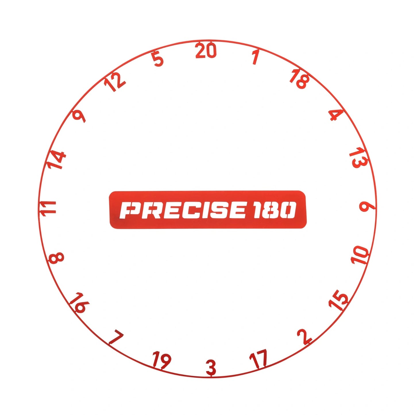 Precise 180 Dartboard Number Ring (Various Colours)