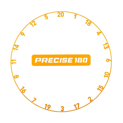 Precise 180 Dartboard Number Ring (Various Colours)