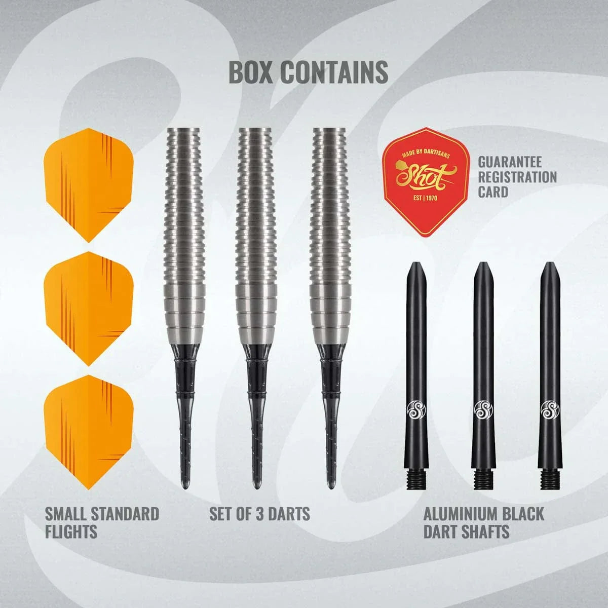 Shot Zen Series Dojo Steel Tip Darts Set