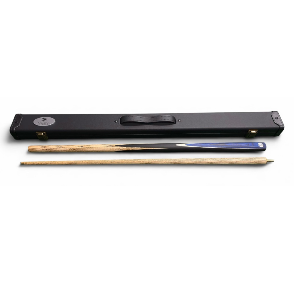 Pegasus Halo Blue Centre Jointed Cue and Case Deal