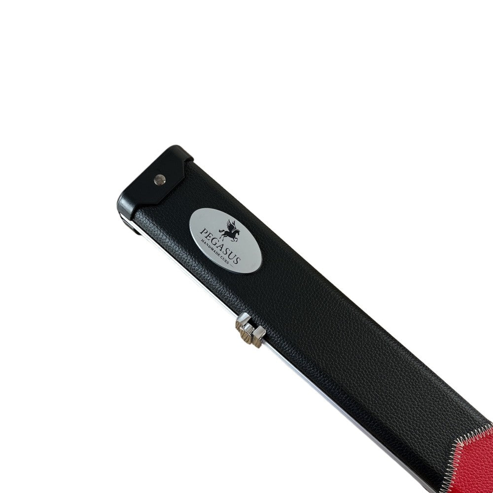Pegasus Black & Red Aluminium (Halo Style) ¾ Cue Case