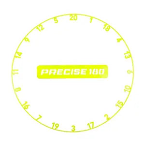 Precise 180 Number Ring Electric Yellow