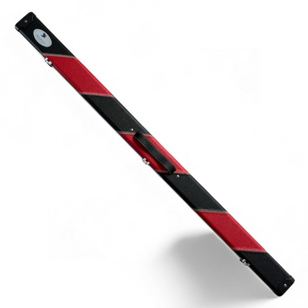 Pegasus Red & Black Aluminium (Halo Style) ¾ Cue Case