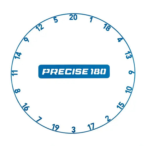 Precise 180 Number Ring Artic Blue