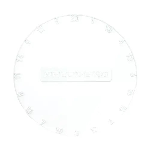 Precise 180 Number Ring Classic White