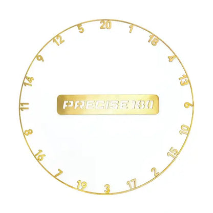 Precise 180 Number Ring Gold